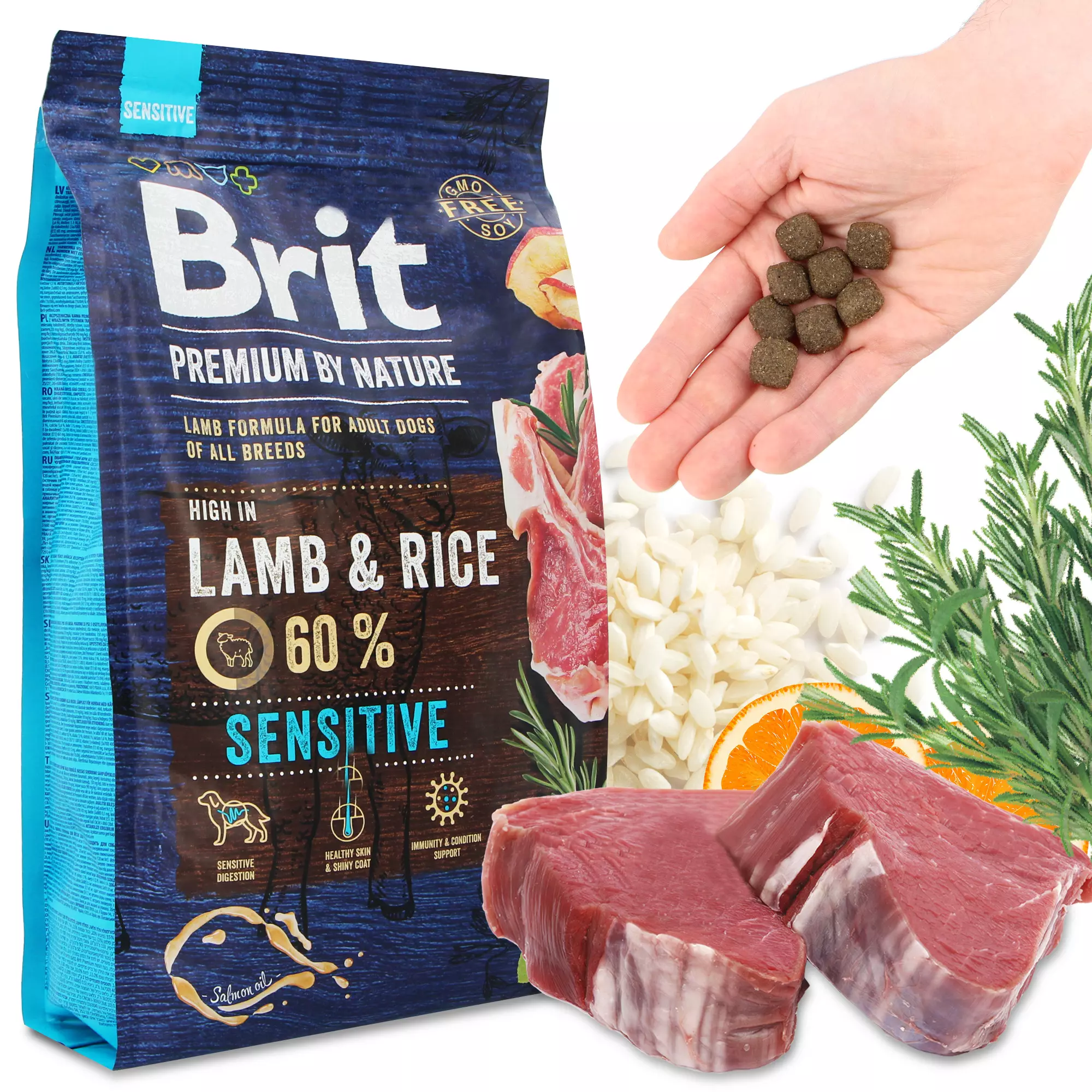 Karma Brit dla Psa  Premium By Nature Sensitive Lamb  